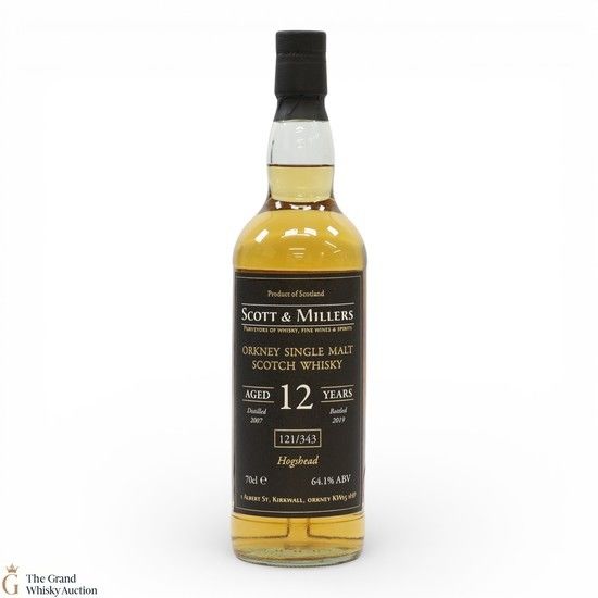 Orkney Single Malt - 12 Year Old 2007 - Scott & Millers
