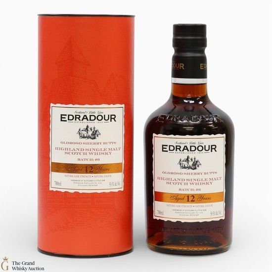 Edradour - 12 Year Old 2012 - Oloroso Sherry Butts Batch #6
