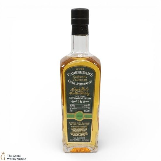 Dufftown-Glenlivet - 16 Year Old - Cadenhead's Authentic Collection 