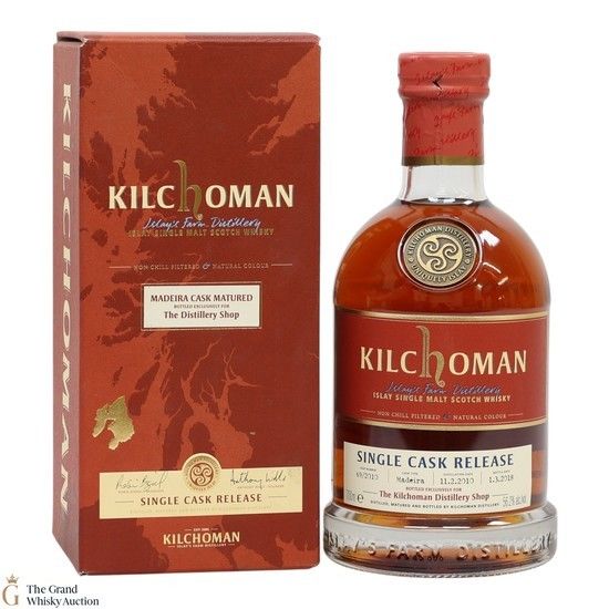 Kilchoman - 8 Year Old - Single Cask #69/2010 - Madeira Cask Matured - Distillery Shop Exclusive
