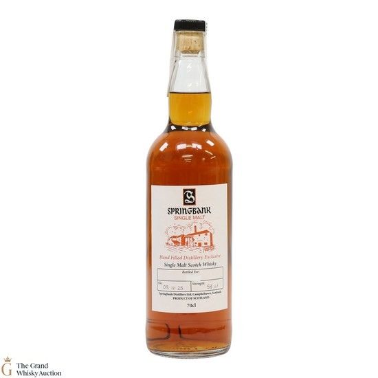 Springbank - 2025 Handfilled Distillery Exclusive 58.1%