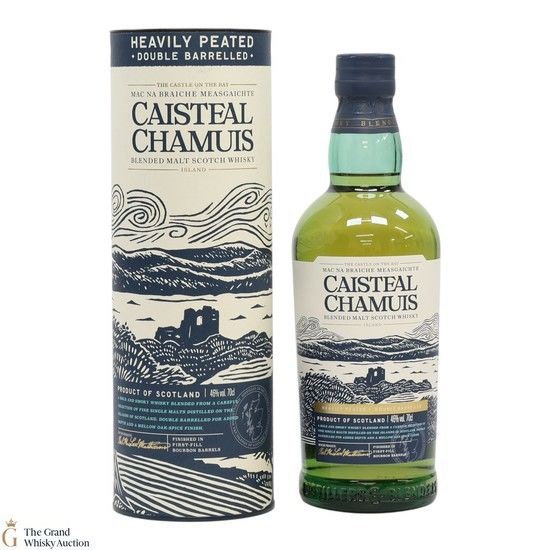 Caisteal Chamuis - Heavily Peated Double Barrelled Blended Malt