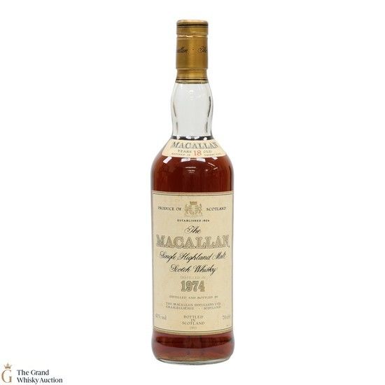 Macallan - 18 Year Old - 1974