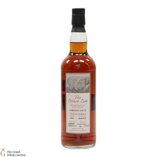 Glenglassaugh - 8 Year Old 2012 - Portsoy Sauce - The Octave Cask