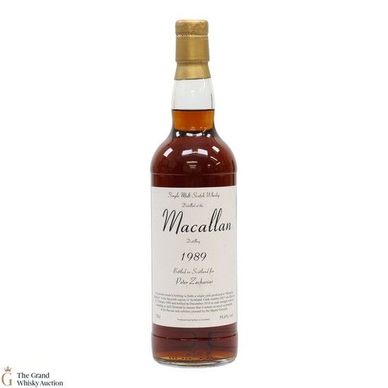 Macallan - 1989 Single Cask #2827 - Peter Zacharias 
