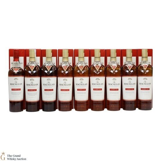 Macallan - Classic Cut - 2017, 2018, 2019, 2020, 2021, 2022, 2023, 2024 & 2025 (9x70cl)