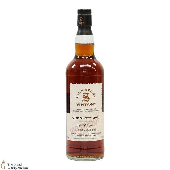 Orkney - 14 Year Old 2011 - Signatory Vintage 100 Proof Edition #71