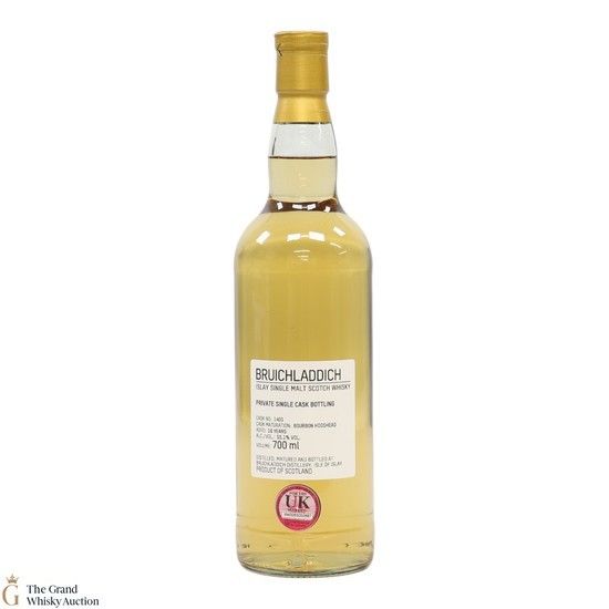 Bruichladdich - 19 Year Old - 1st Fill Bourbon Hogshead #1401 - Private Cask