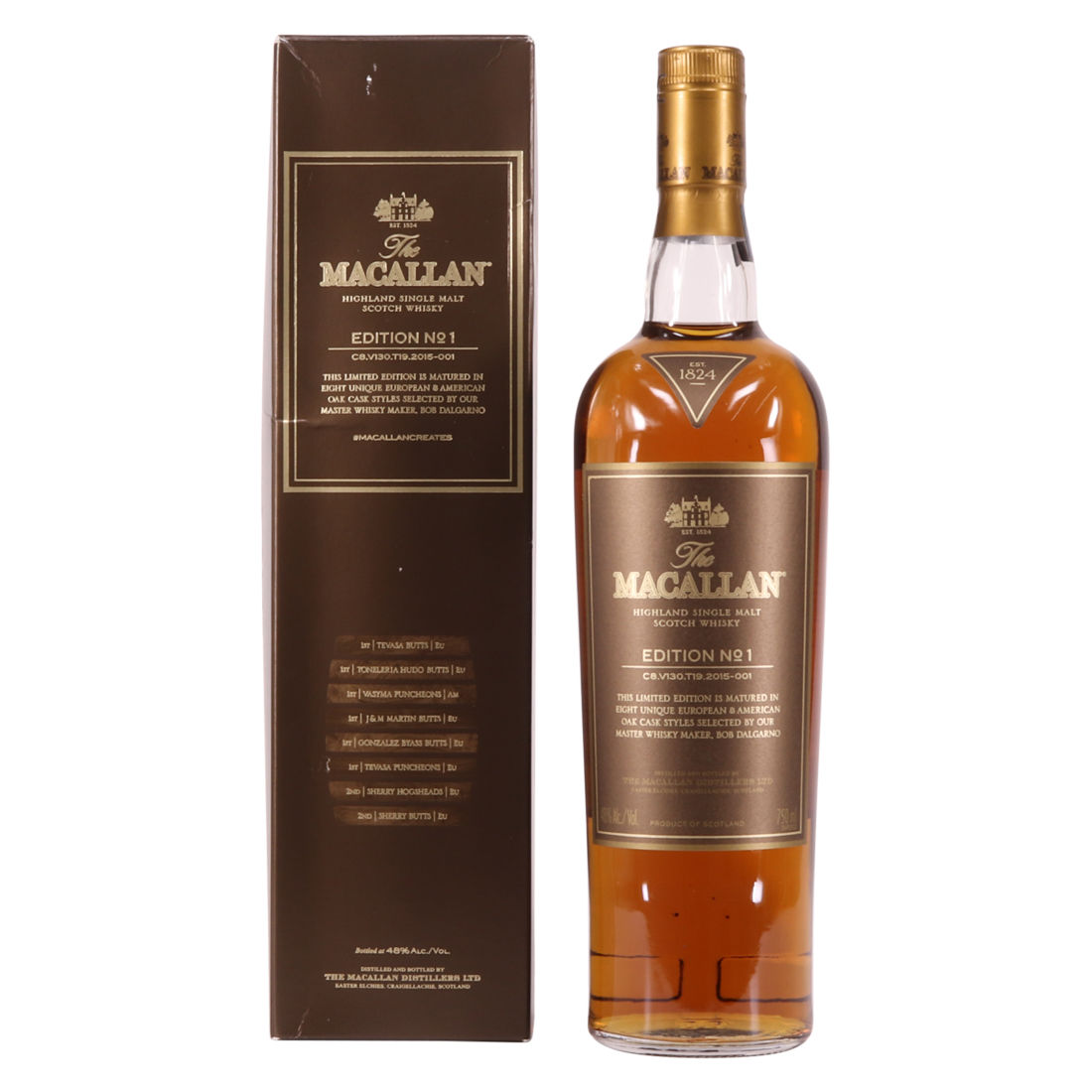 Macallan Edition No 1 Import Auction The Grand Whisky Auction