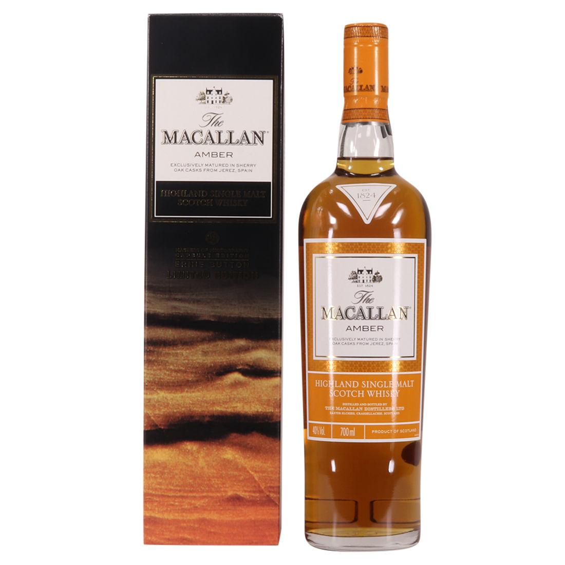 Macallan Amber Ernie Button Limited Edition Auction The Grand Whisky Auction