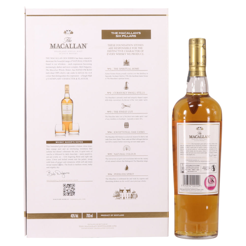 Macallan Gold Limited Edition With 2x Glasses Auction The Grand Whisky Auction
