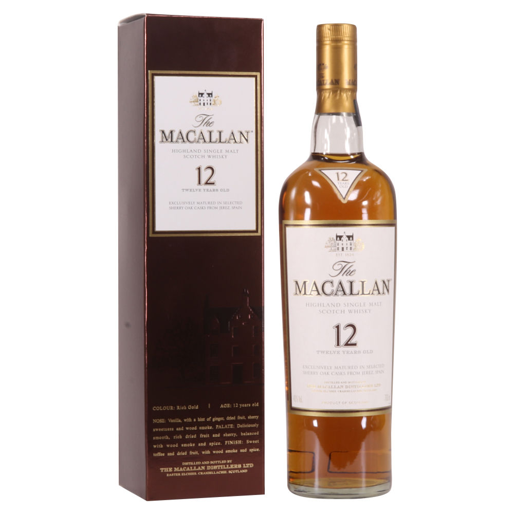 Macallan 12 Year Old Sherry Oak Auction The Grand Whisky Auction