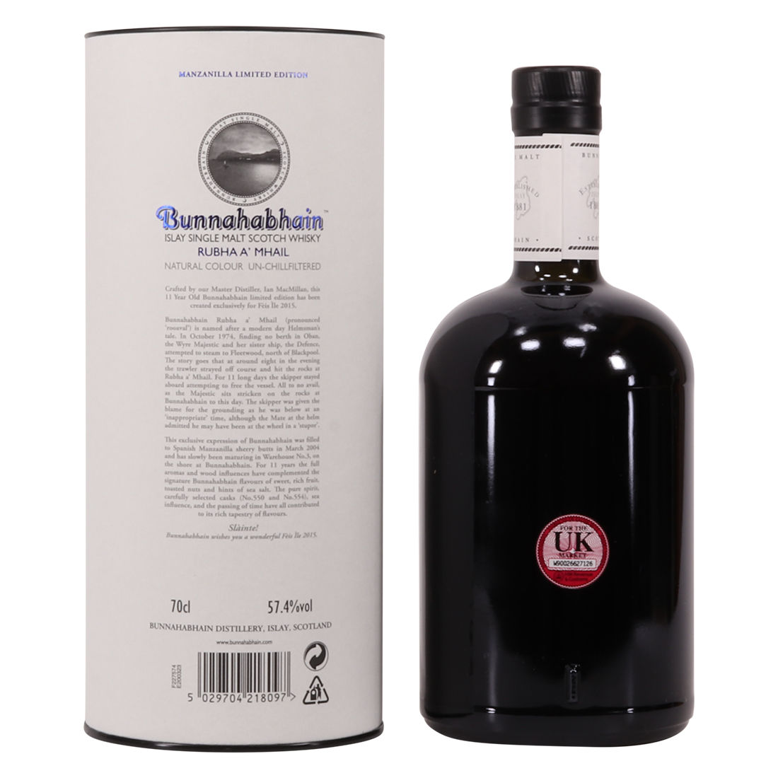 Bunnahabhain 11 Year Old Rubha A Mhail Feis Ile 15 Auction The Grand Whisky Auction