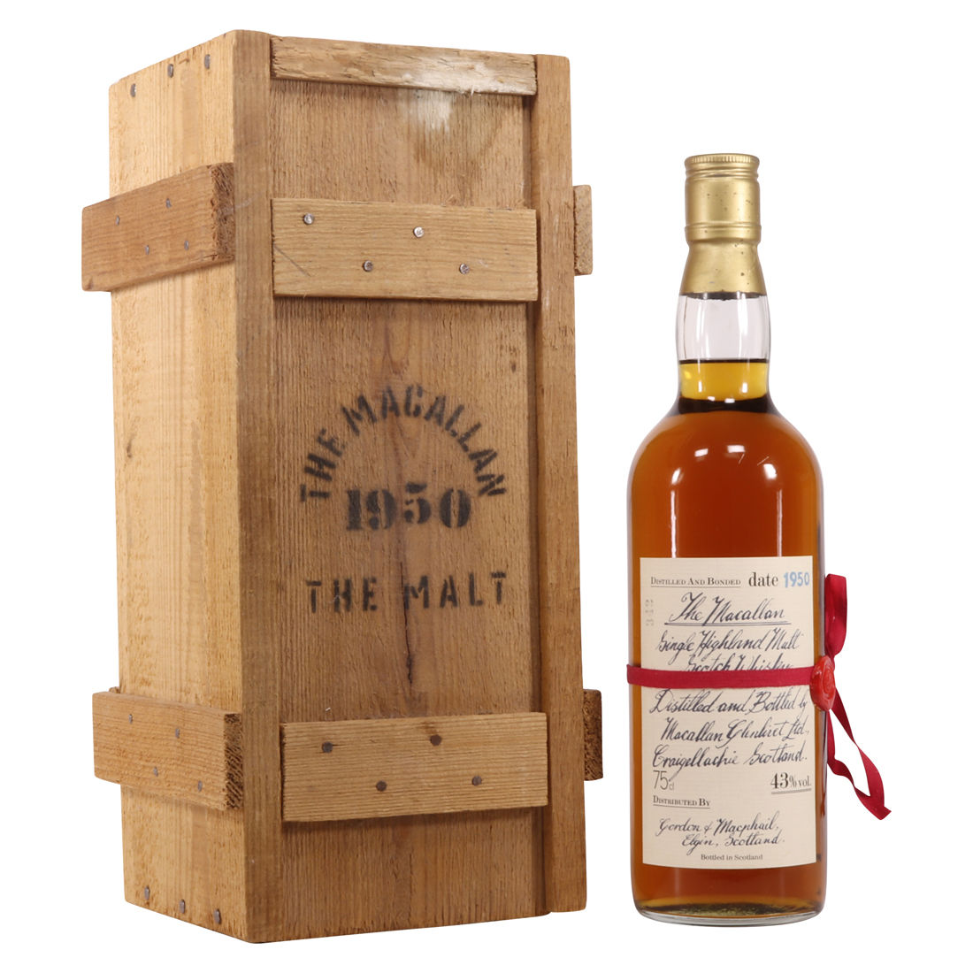 Macallan 1950 Handwritten Label Auction The Grand Whisky Auction