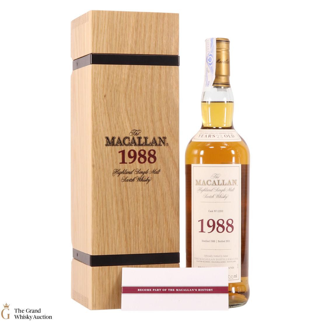 Macallan 23 Year Old 1988 Fine Rare Auction The Grand Whisky Auction