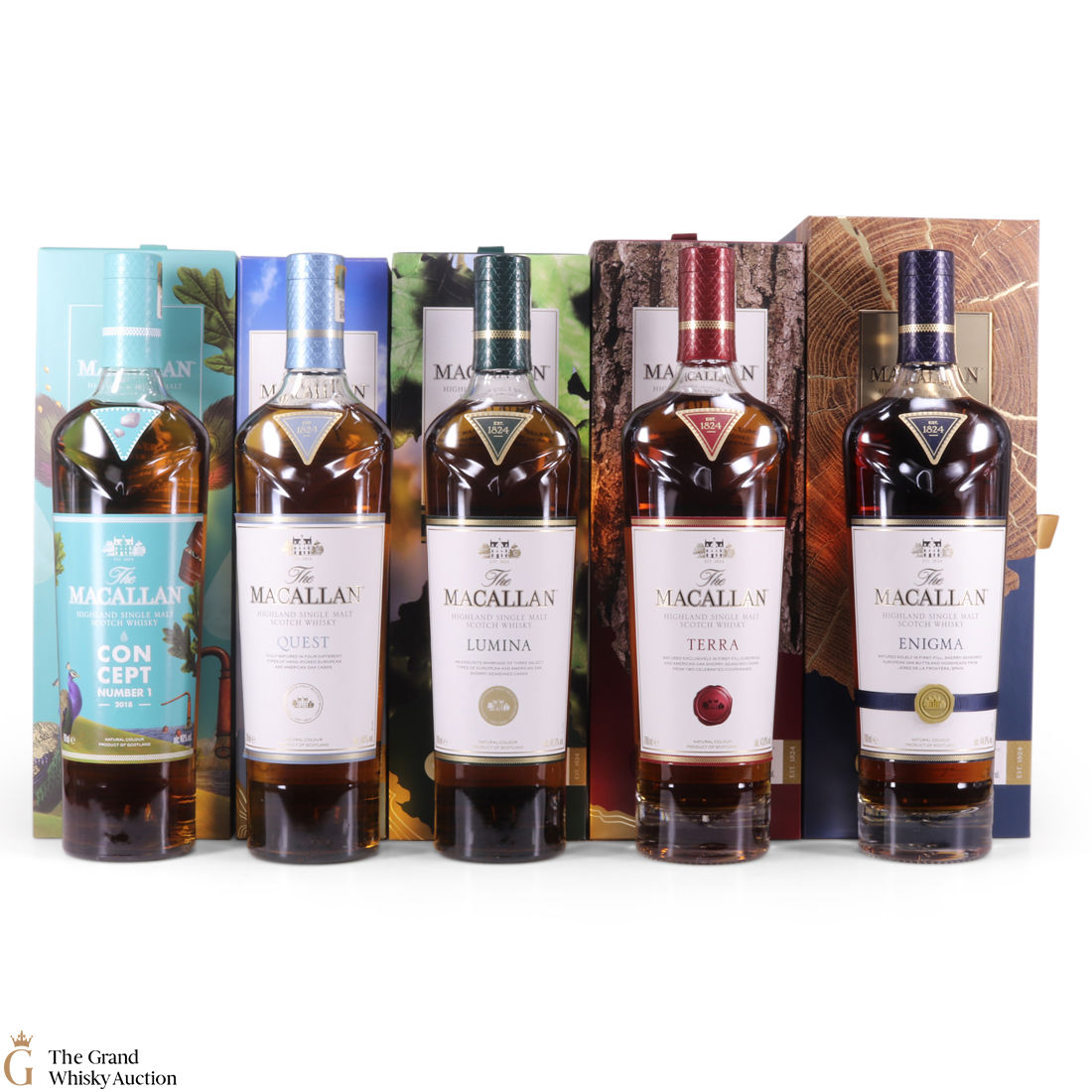 Macallan Quest Collection 4 X 70cl Concept No 1 Auction The Grand Whisky Auction