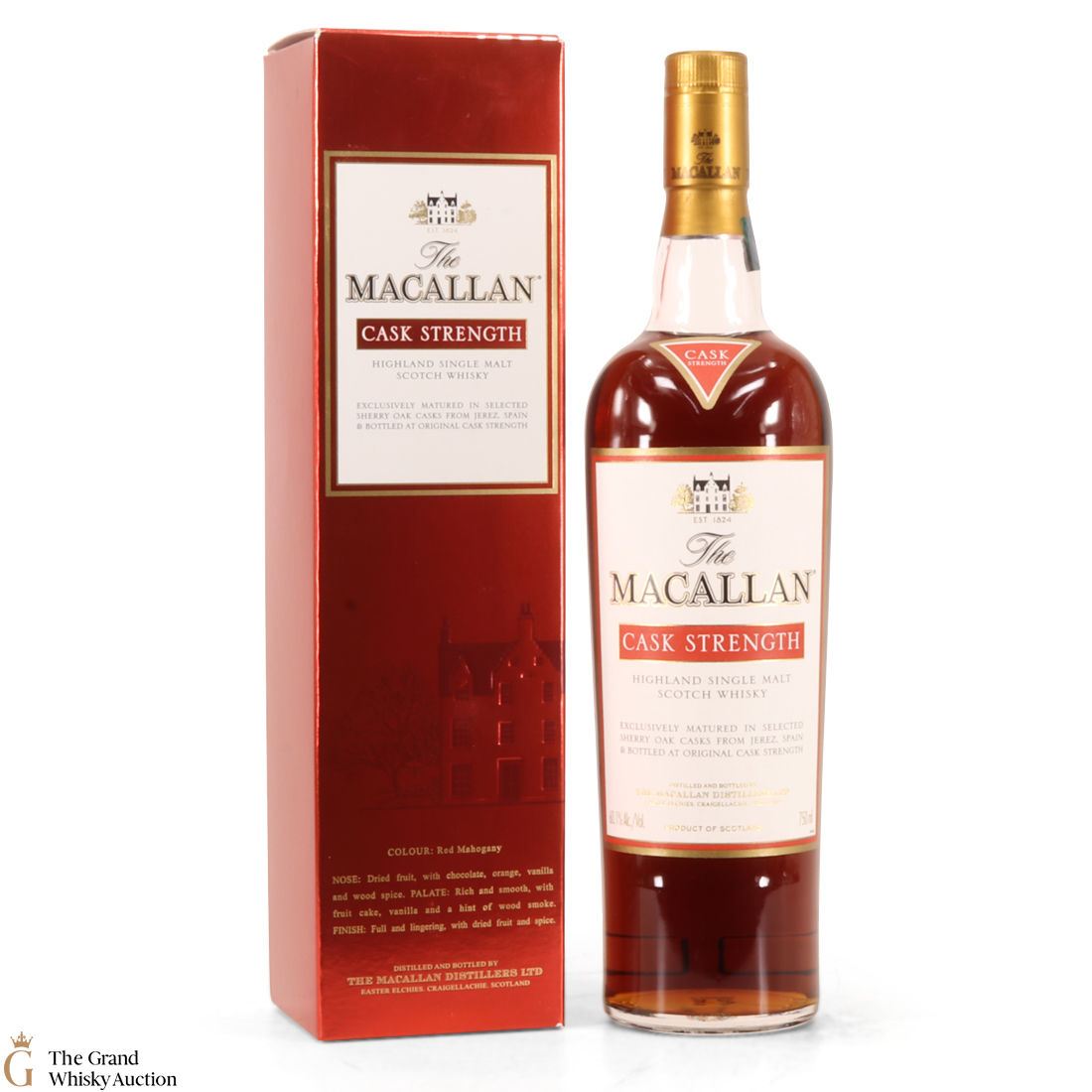 Macallan Cask Strength 60 1 75cl Auction The Grand Whisky Auction