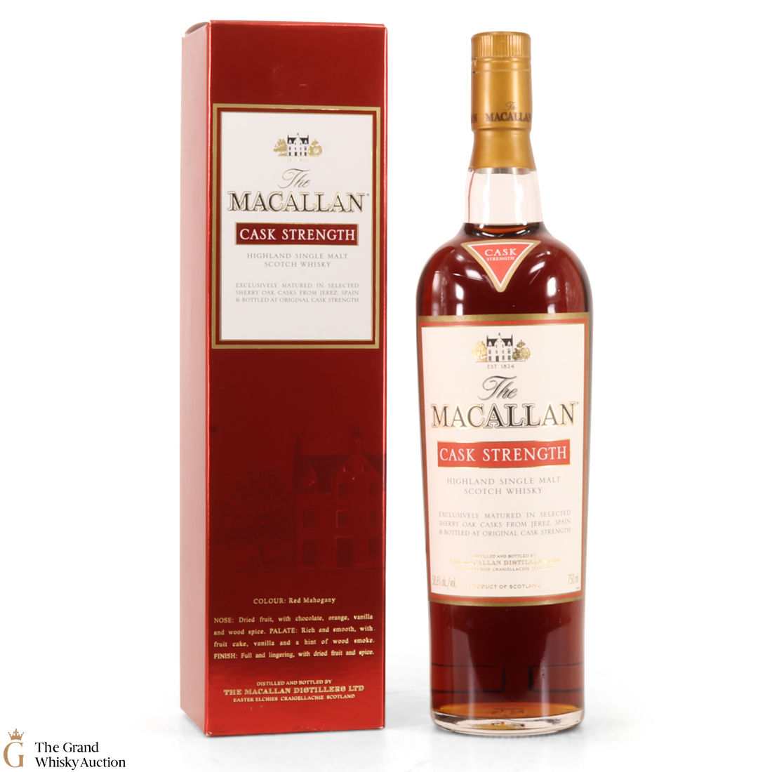Macallan Cask Strength 750ml 58 6 Auction The Grand Whisky Auction