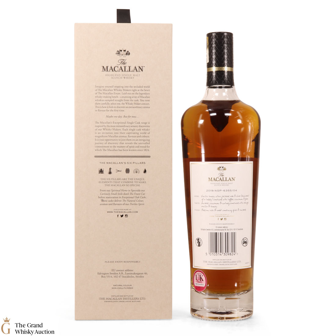 Macallan 2001 Exceptional Cask 6355 04 2019 Release Auction The Grand Whisky Auction