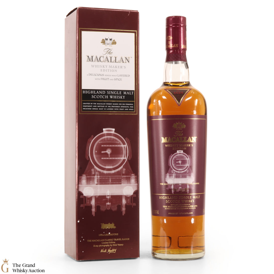 Macallan Whisky Maker S Edition Classic Travel Range 1920s Locomotive Auction The Grand Whisky Auction