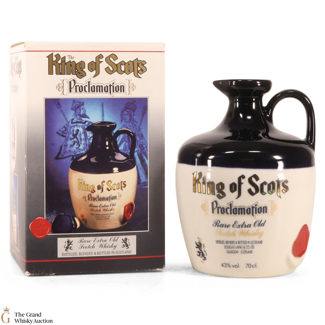 King of Scots 'Proclamation Decanter' Rare Extra Old Auction The
