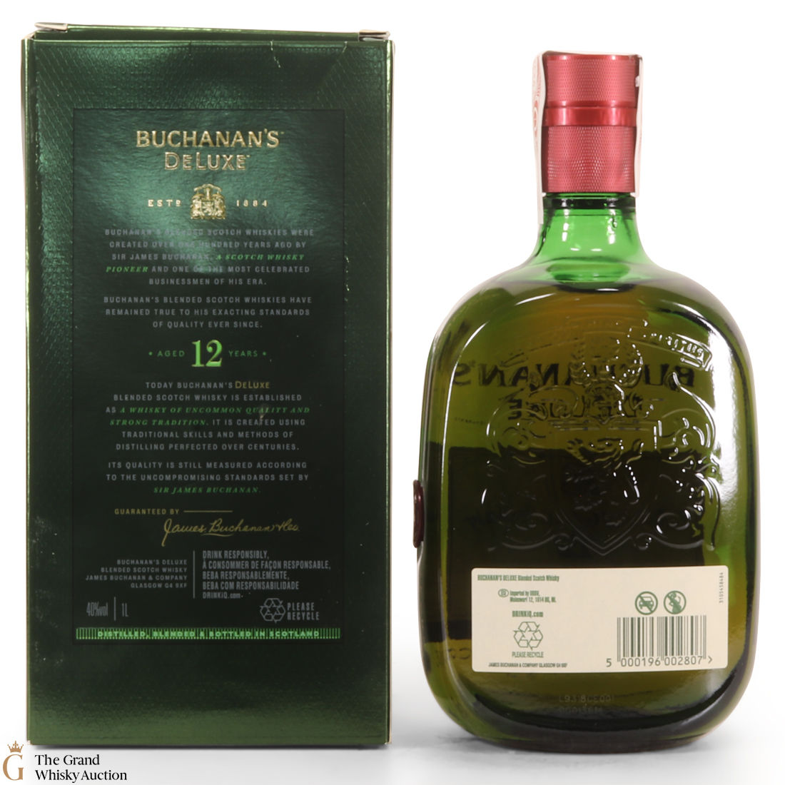 Buchanan's DeLuxe 12 Year Old Auction The Grand Whisky Auction