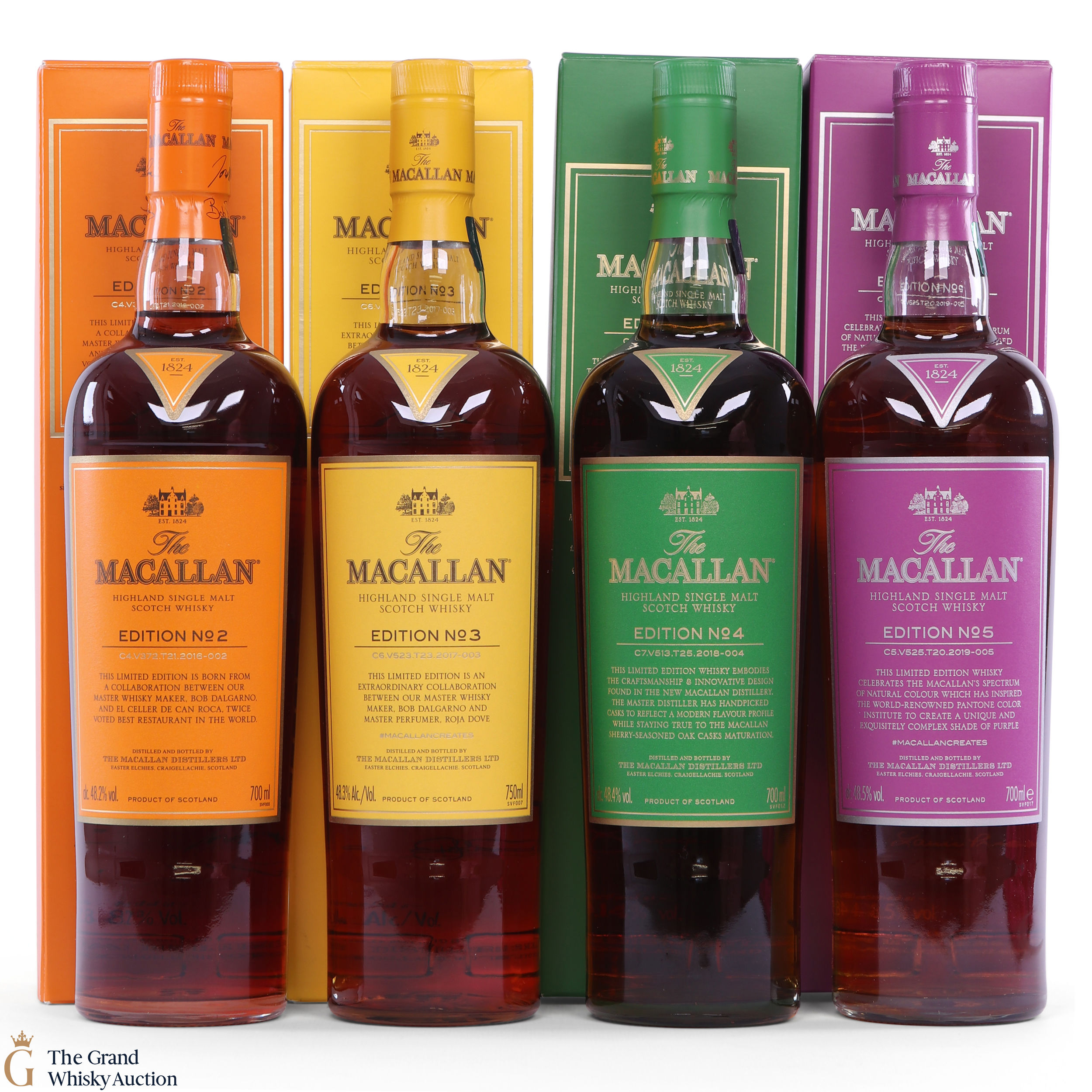 Macallan Edition 2 3 4 5 Auction The Grand Whisky Auction