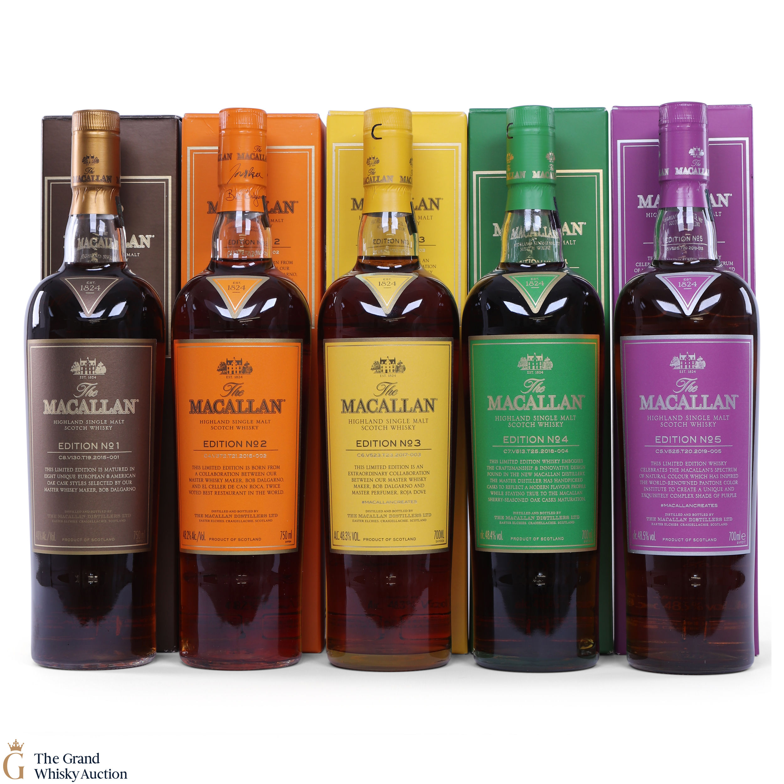 Macallan Edition 1 2 3 4 5 Auction The Grand Whisky Auction
