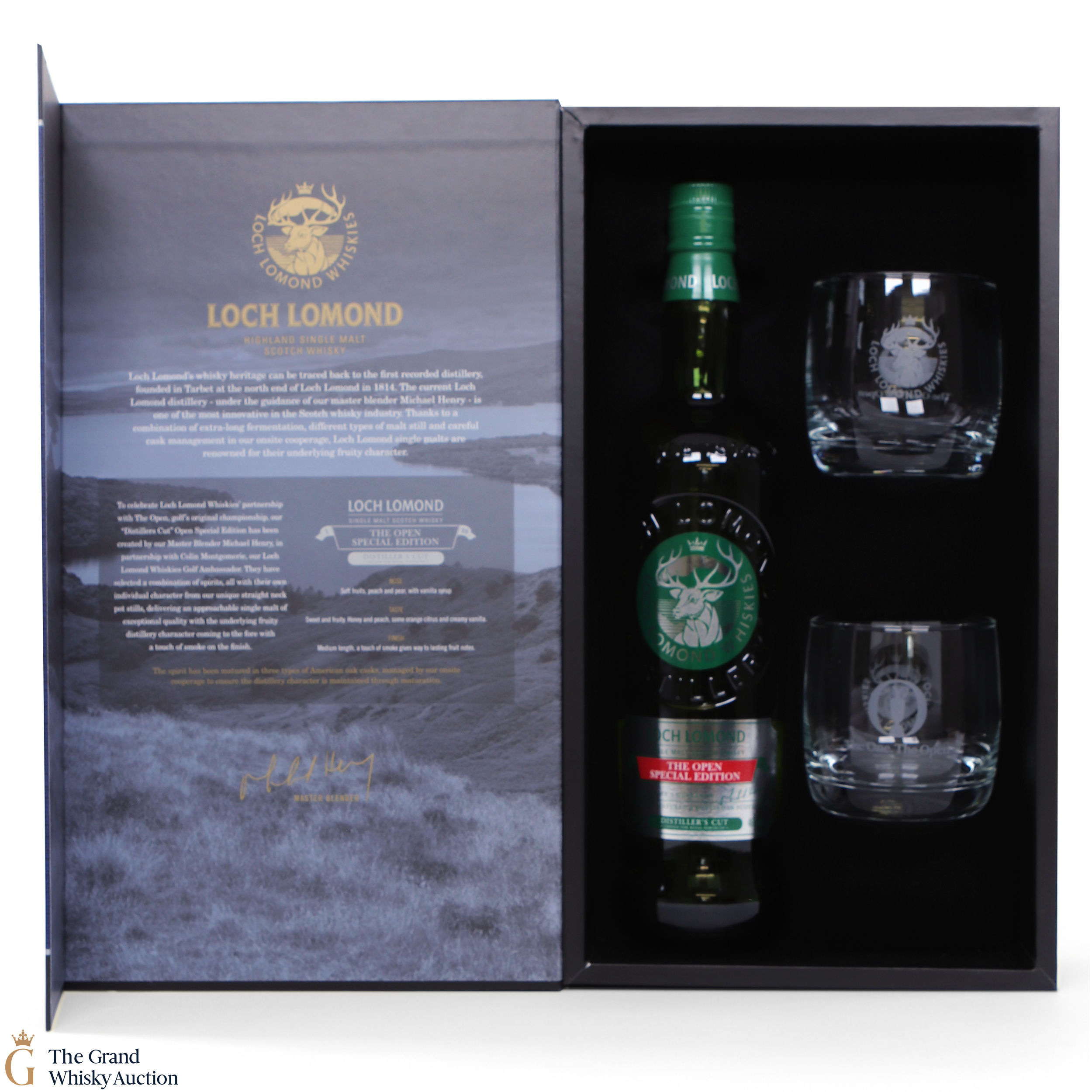 Loch Lomond The Open Special Edition Gift Set Auction The Grand Whisky Auction