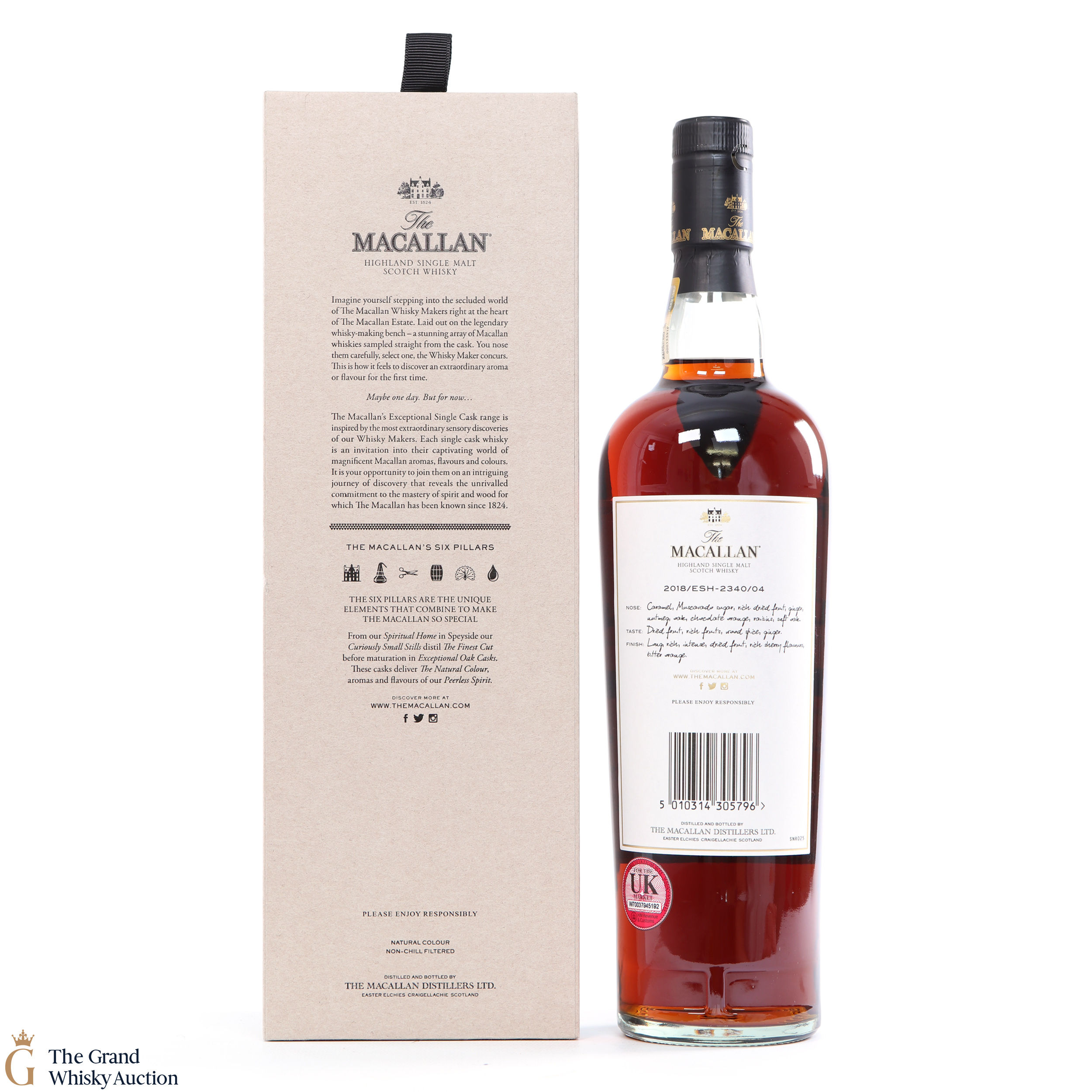 Macallan 2002 Exceptional Cask 2340 04 2018 Auction The Grand Whisky Auction