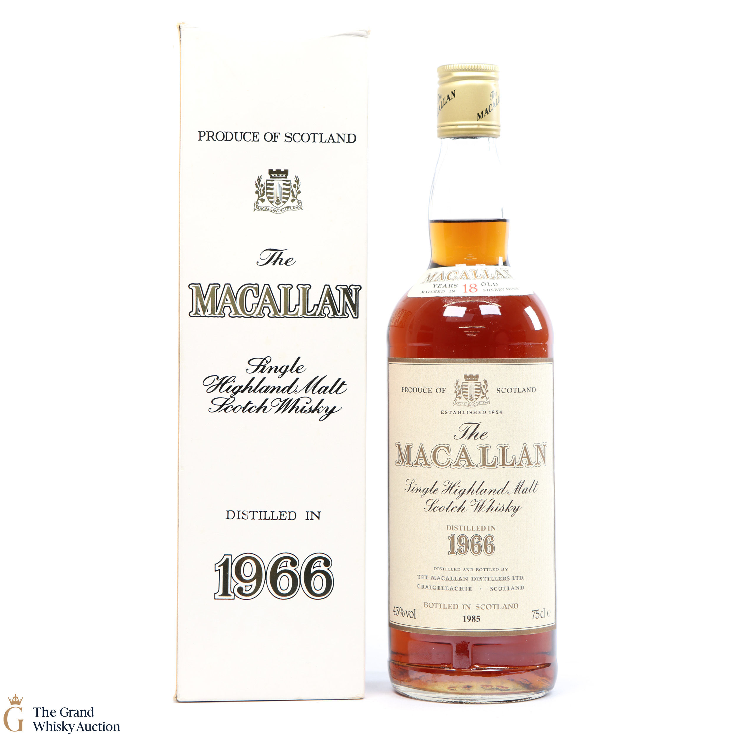 Macallan 18 Year Old 1966 Auction The Grand Whisky Auction