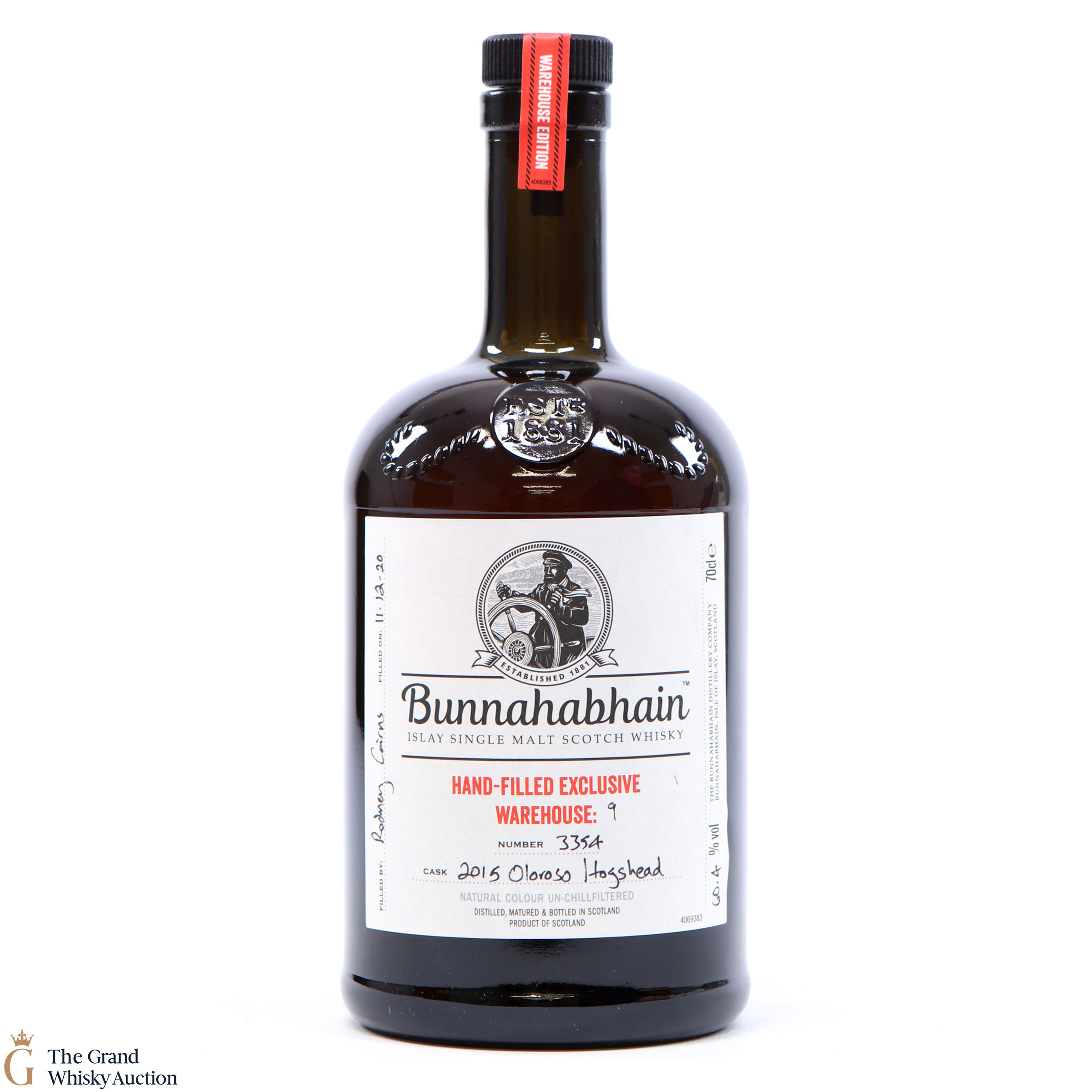 Bunnahabhain - 2015 Hand Filled Oloroso Hogshead #3354 Auction | The ...