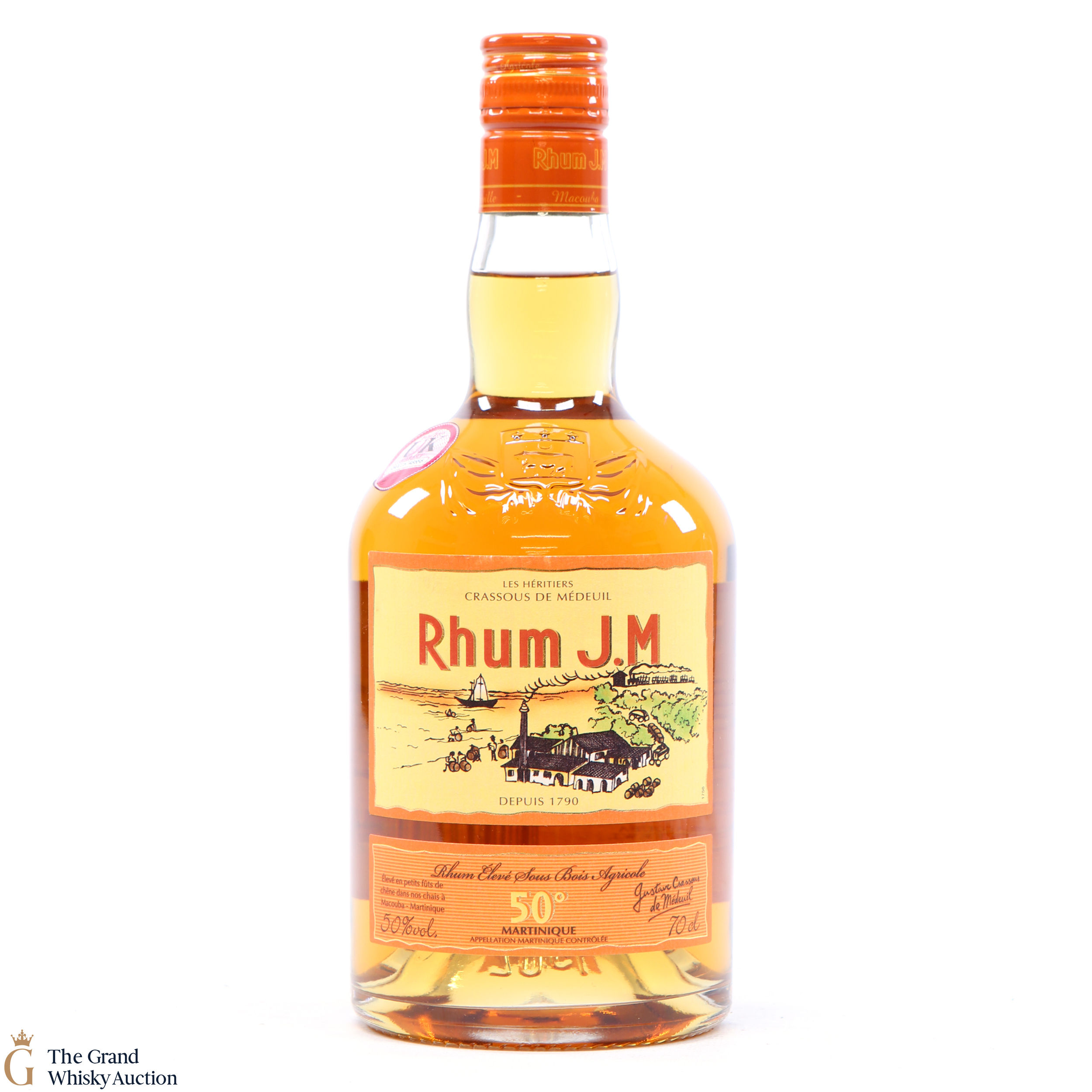 Rhum J.M Gold Rum Auction The Grand Whisky Auction