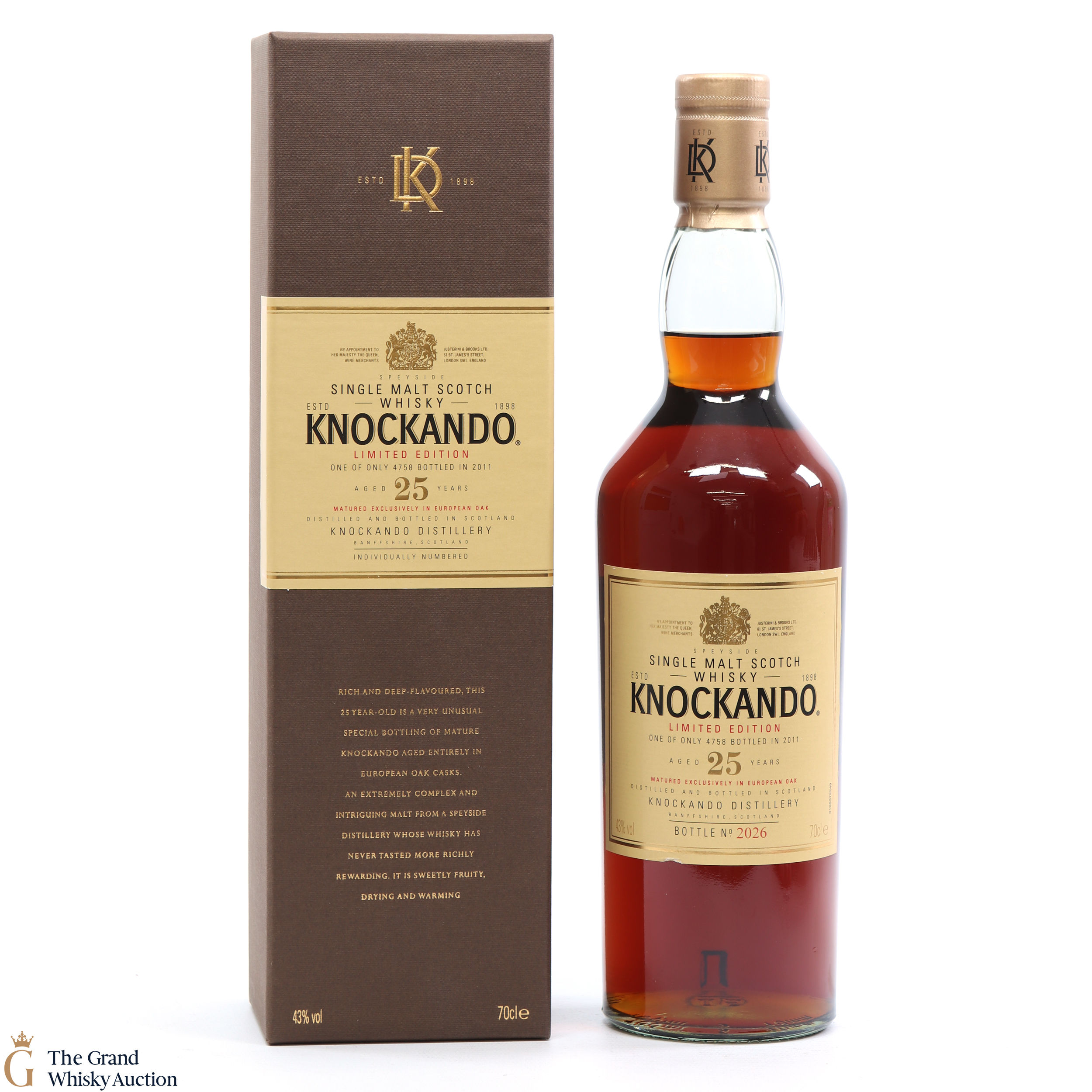 Knockando - 25 Year Old - 2011 Special Release Auction | The Grand ...