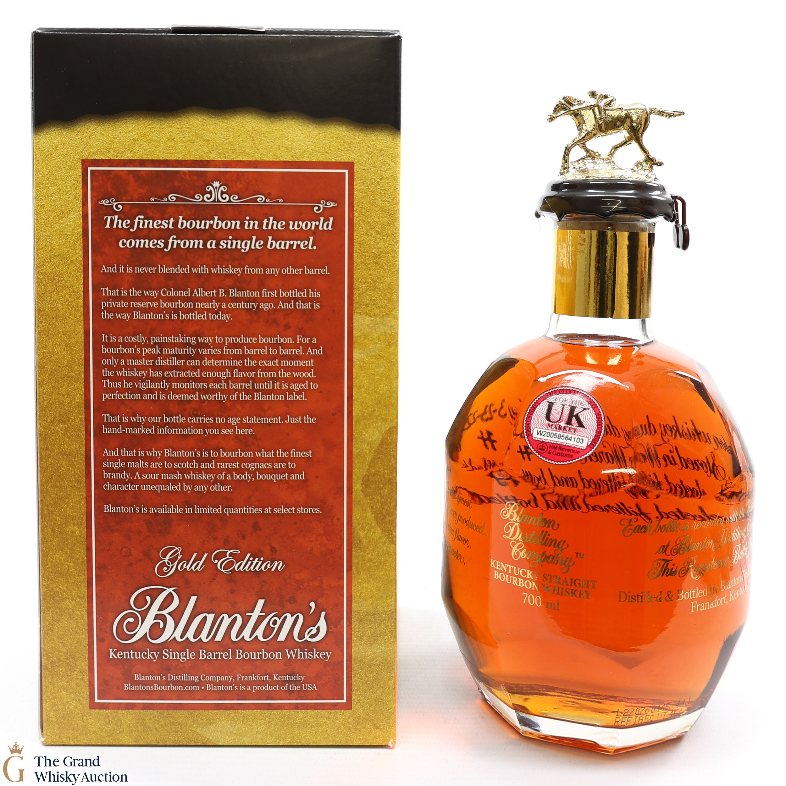 Blanton's Single Barrel Gold Edition Auction The Grand Whisky Auction