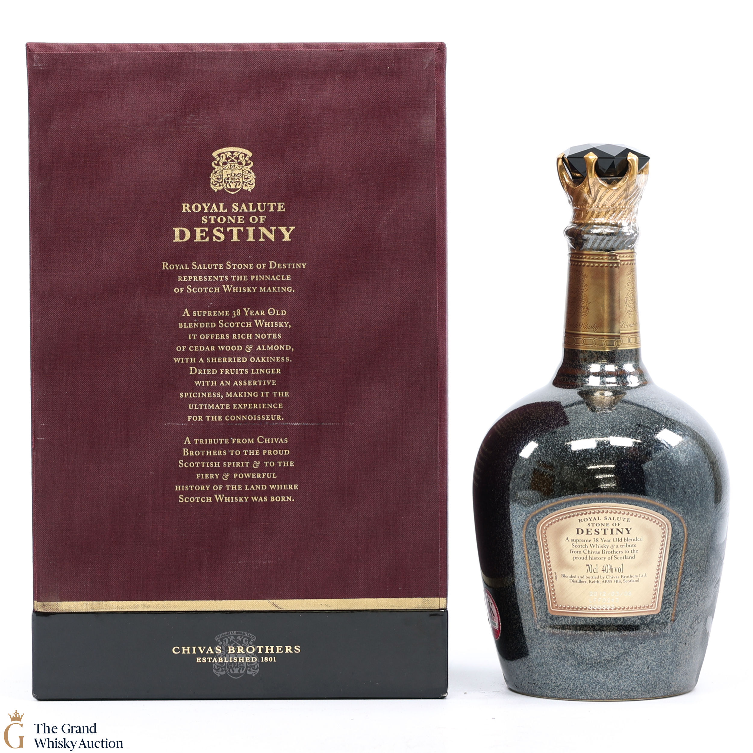 Royal Salute 38 Year Old Stone of Destiny Auction The Grand