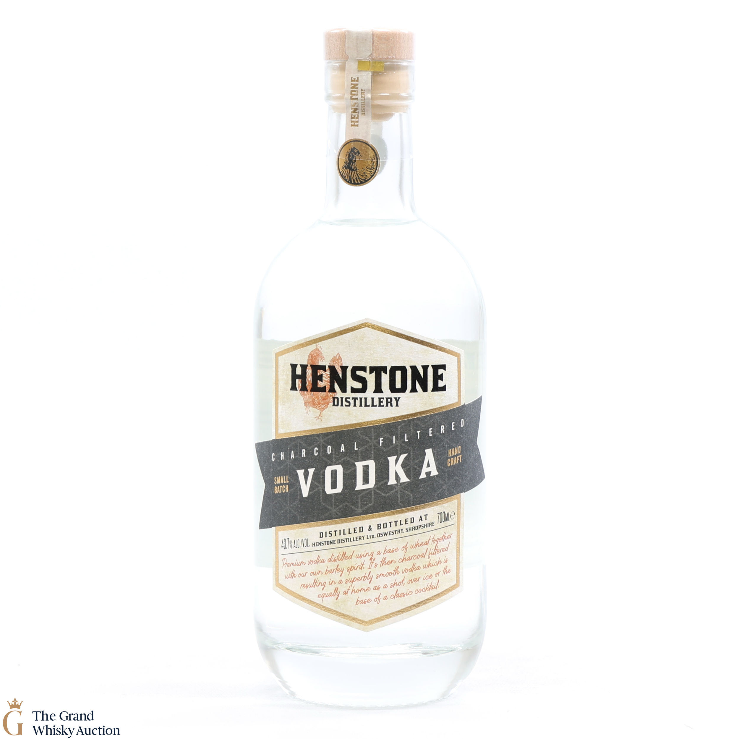 Henstone Charcoal Filtered Vodka Auction The Grand Whisky Auction