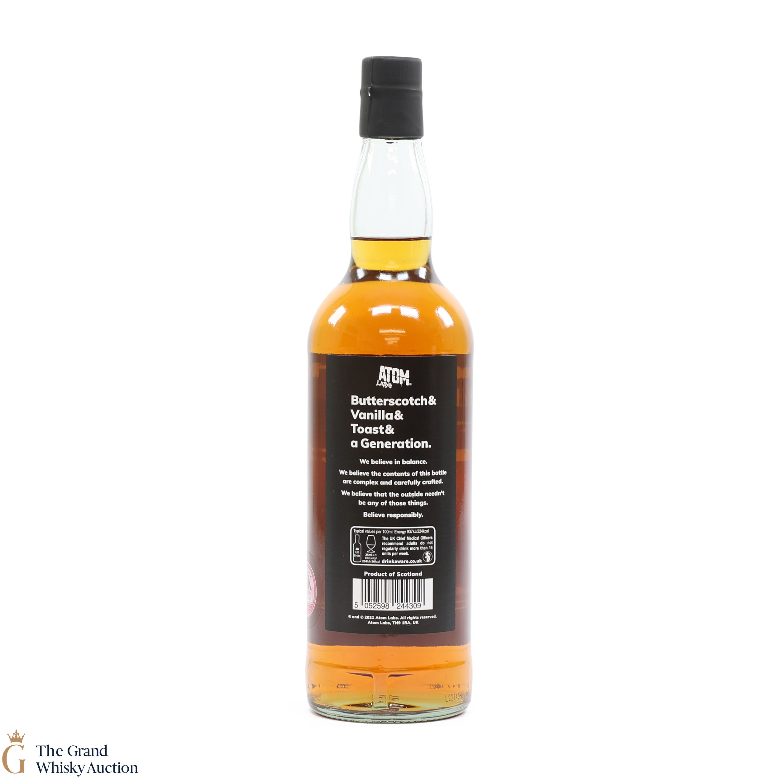 Atom Labs 30 Year Old Blended Grain Whisky Butterscotch & Vanilla