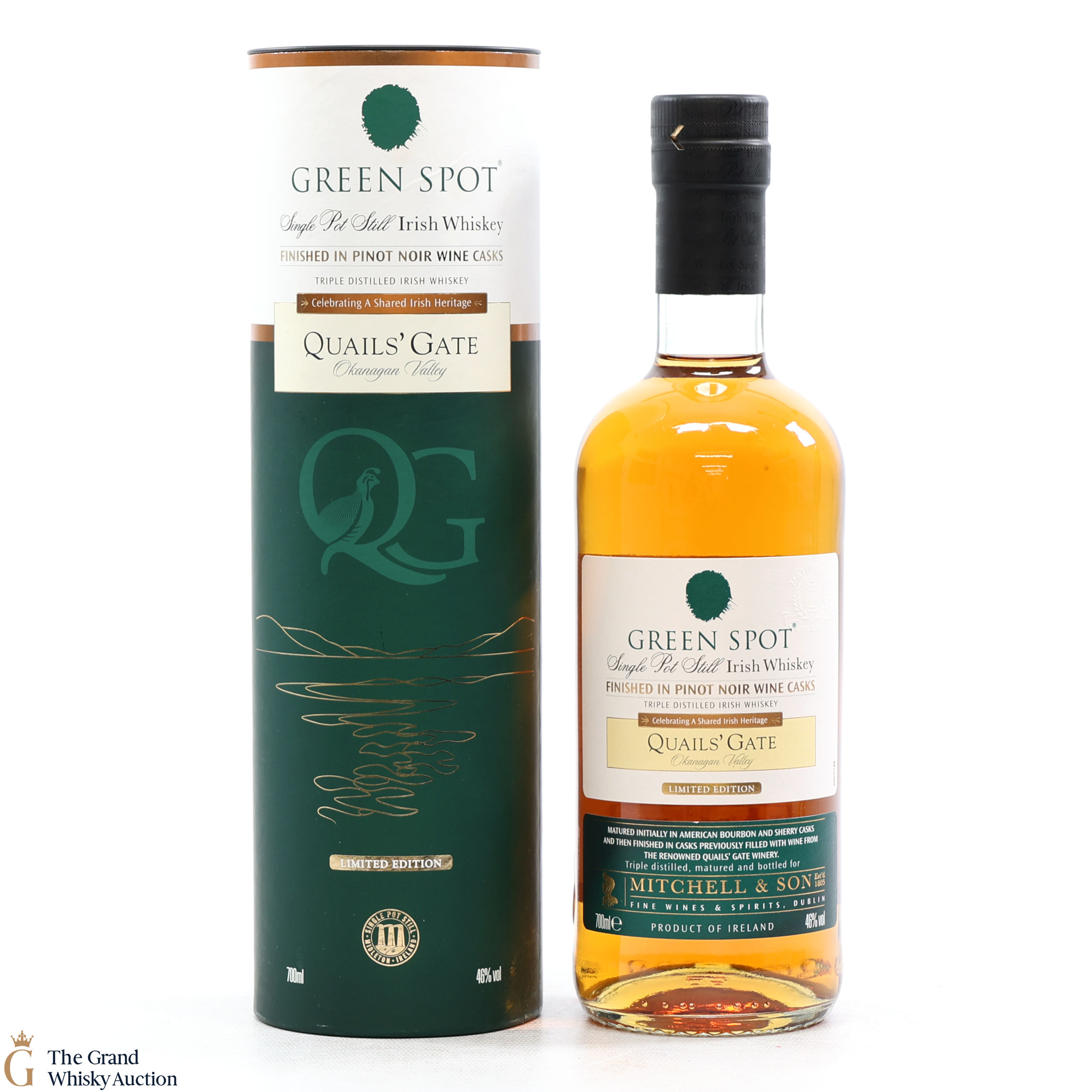 Mitchell & Son - Green Spot - Quails Gate (Pinot Noir Finish) Auction ...