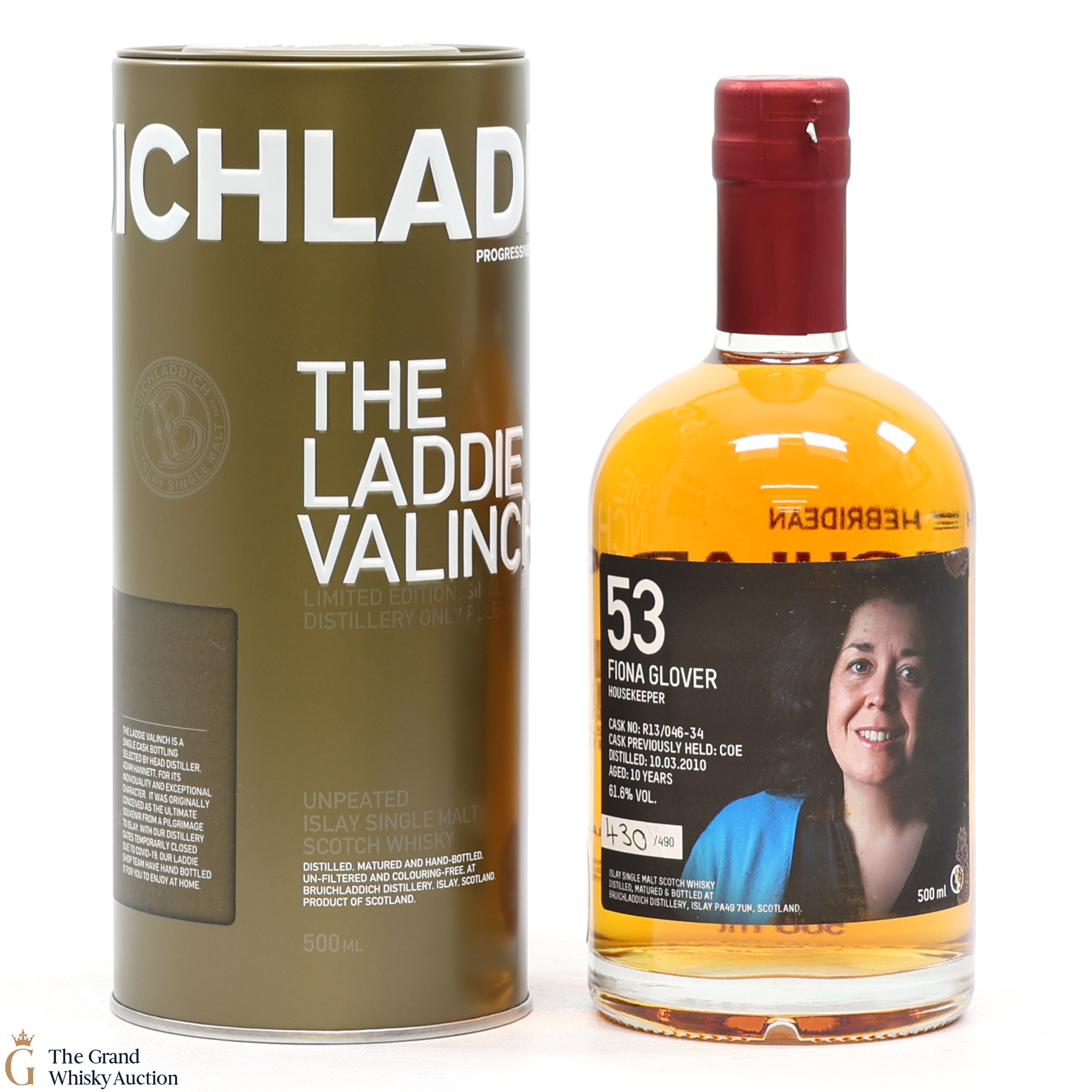 Bruichladdich - 10 Year Old - Valinch 53 - Fiona Glover (50cl) Auction ...