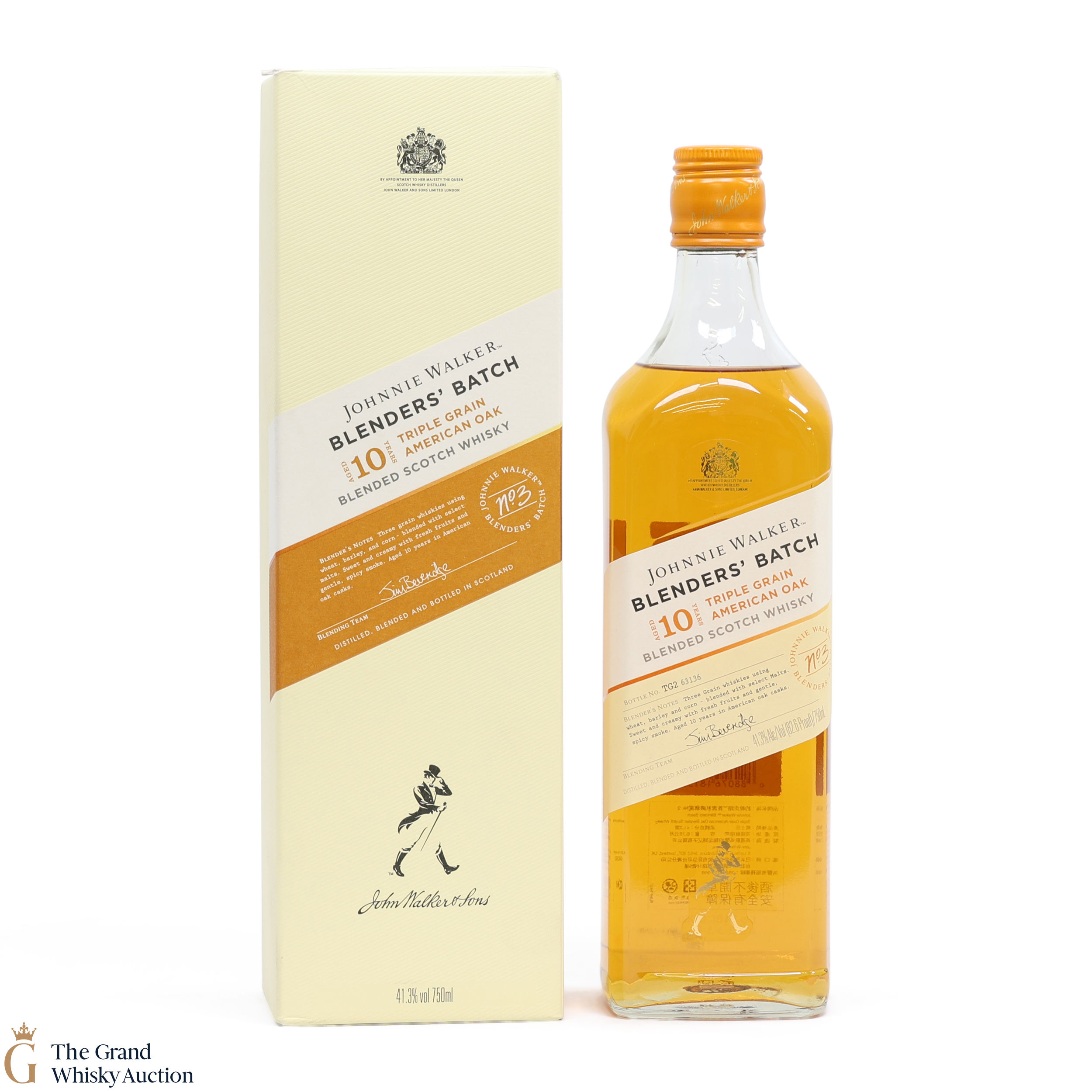 Johnnie Walker 10 Year Old Blenders' Batch Triple Grain American