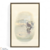Johnnie Walker Whisky Sports - Fishing 1820 By Tom Browne - Framed Print Thumbnail