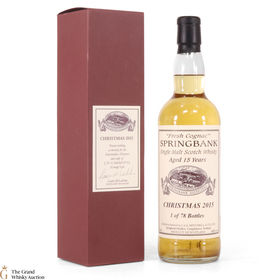 Springbank 15 French Cognac Christmas 2015