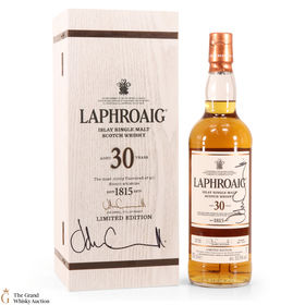 Laphroaig  30 Year Old Signed