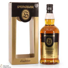 Springbank 21 Single Cask Societe Dugas