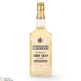 Booths  Finest Dry Gin 1960