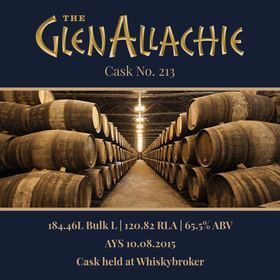 Glenallachie - 2015 Bourbon Barrel #213 65.7% | Held In Bond