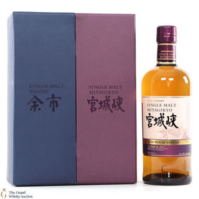 Nikka  Yoichi and Miyagikyo Rum Wood Finish 1 x 70cl