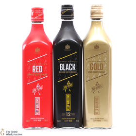 Johnnie Walker Red Black Gold Label 200th Annivesay Limited Edition
