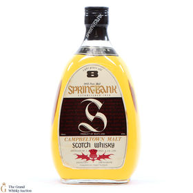 Springbank 8 100 Pure Malt Japanese Import 1970s